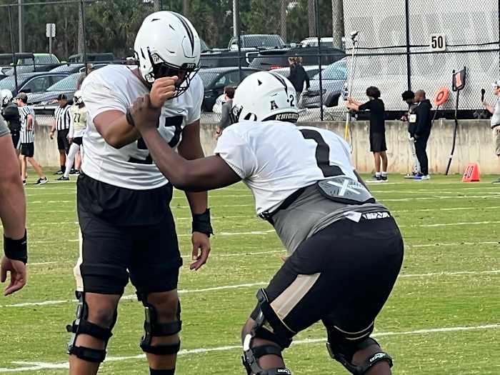 Keenan Hester & Lee Hunter UCF Defensive Tackle